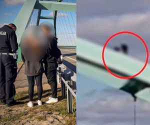 Weszli na przęsło ogromnego wiaduktu w Świebodzinie! Jeden podmuch wiatru mógł doprowadzić do wielkiej tragedii [ZDJĘCIA]
