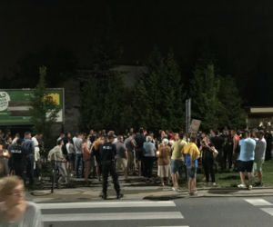 Protest przed domem Jarosława Kaczyńskiego, 22 lipca