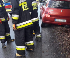 WYPADEK w Korzennej. Dziecko i ciężarna kobieta trafili do szpitala