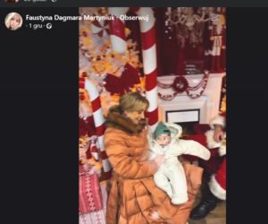 Danuta Martyniuk z wnukiem