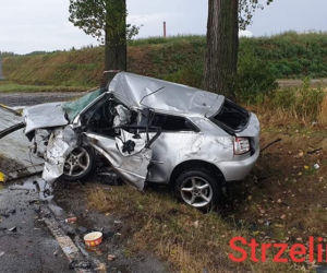 Wypadek pod Strzelinem