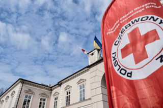 Tysiąc ton pomocy z lubelskiego PCK. Organizacja podsumowuje rok wsparcia Ukrainy