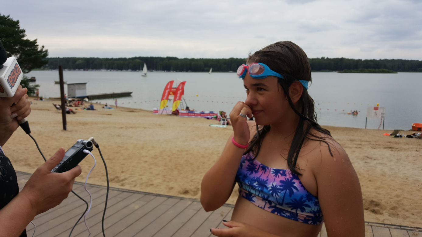 Bydgoska ekipa Eska Summer City na plaży w Pieczyskach