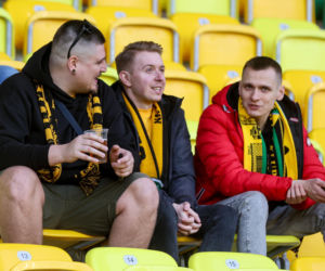 GKS Katowice - Lechia Gdańsk: Zdjęcia kibiców i zawodników z meczu 25. kolejki PKO BP Ekstraklasy