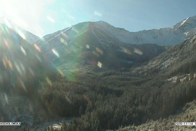 Tatry skąpane w śniegu