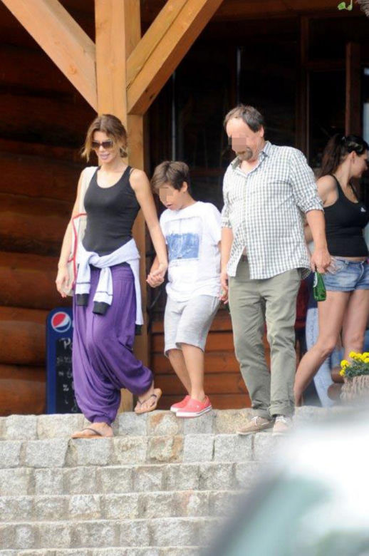 Edyta górniak na wakacjach z synem Allanem