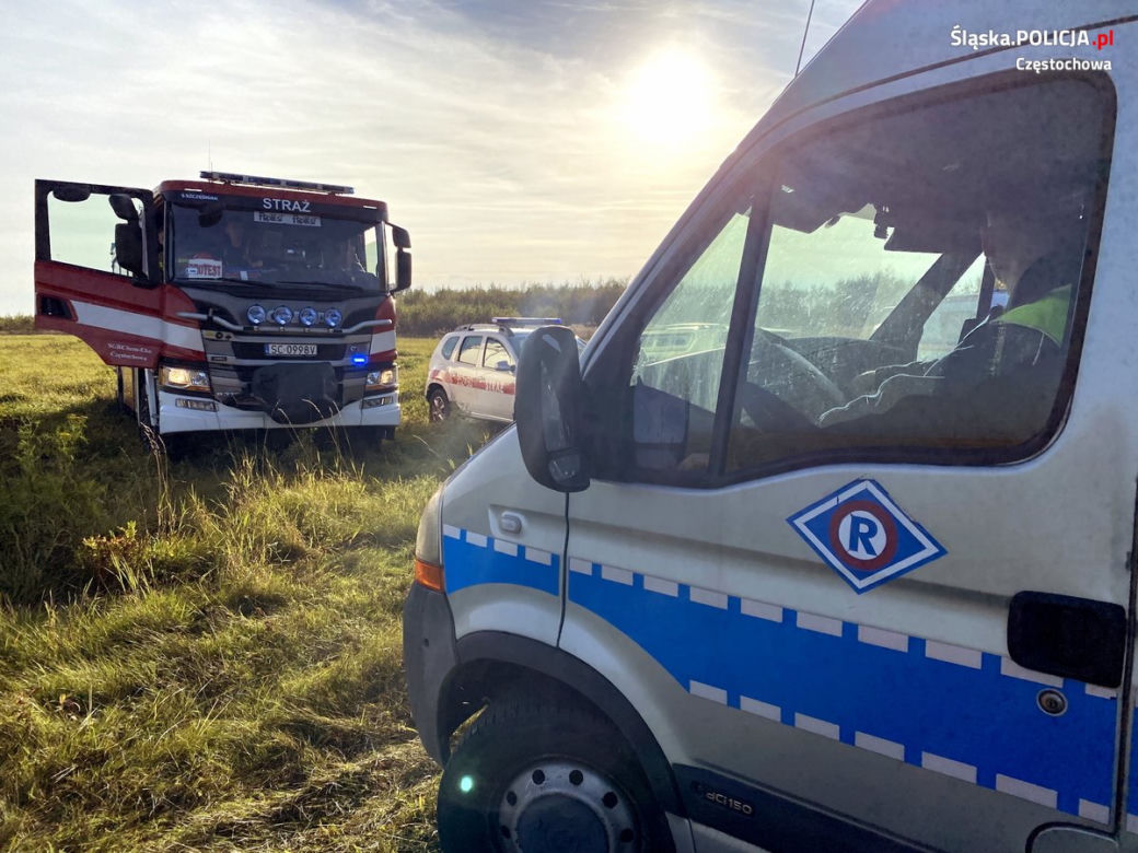 Wypadek szybowca pod Częstochową. Zginął 17-letni chłopak z warmińsko-mazurskiego [ZDJĘCIA]