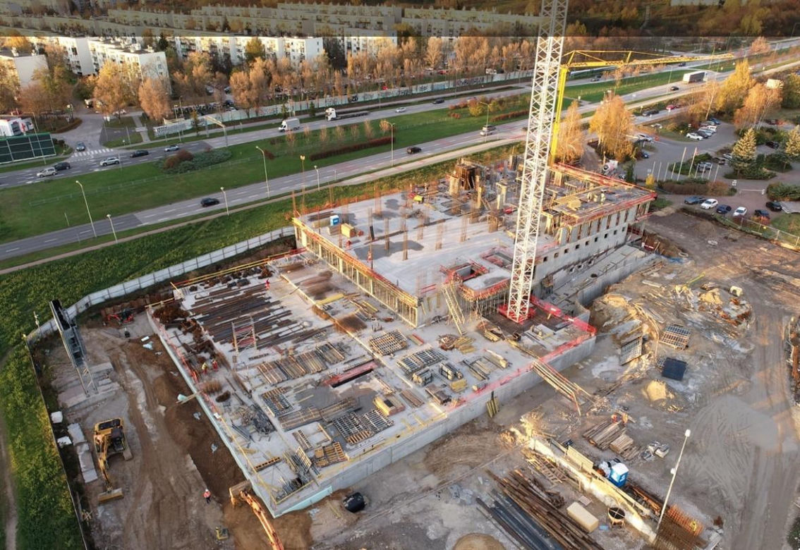 W Kielcach powstają wieżowce Sky Trust. Najnowsze zdjęcia