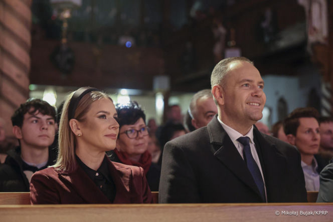 Para prezydencka kolędowała z góralami w Koniakowie