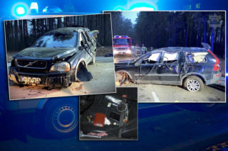 Dachowanie i śmierć w szpitalu. Jeden błąd i kierowca wyleciał z auta