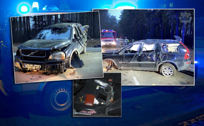 Dachowanie i śmierć w szpitalu. Jeden błąd i kierowca wyleciał z auta