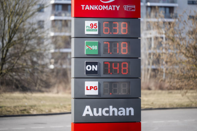 Ceny na stacjach paliw (10.03.2026)