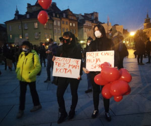 Protest kobiet w Warszawie 30.10.2020