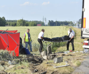 Wypadek w Elżbietowie. Zginęły dwie rodziny 
