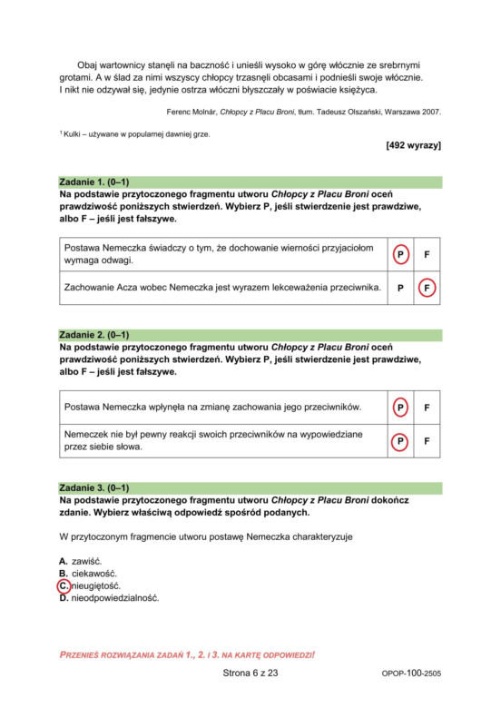 Egzamin ósmoklasisty: język polski 2025. SUGEROWANE ODPOWIEDZI, ARKUSZE CKE [13.05.2025]