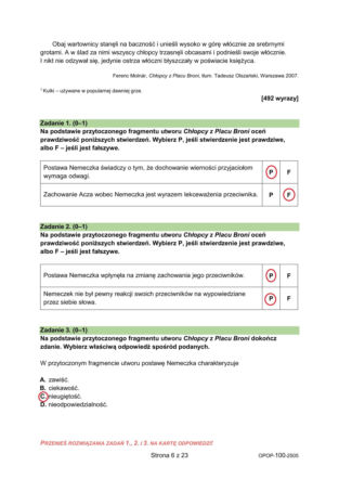 Egzamin ósmoklasisty 2026: polski. Arkusze CKE, zadania i odpowiedzi z egzaminu z polskiego [11.05.2026]