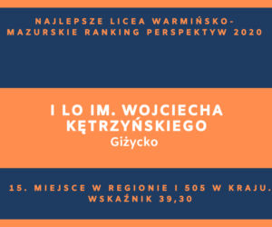 Perspektywy 2020. Najlepsze licea w województwie warmińsko-mazurskim. Zobacz RANKING TOP 20!