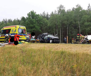 Wypadek na DK 10 w Solcu Kujawskim. Trzy osoby poszkodowane [ZDJĘCIA]