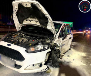 Wypadek na trasie S8 w Nadarzynie