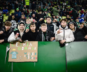 Lechia Gdańsk - Górnik Zabrze, zdjęcia kibiców i zawodników z meczu 18, kolejki PKO BP Ekstraklasy