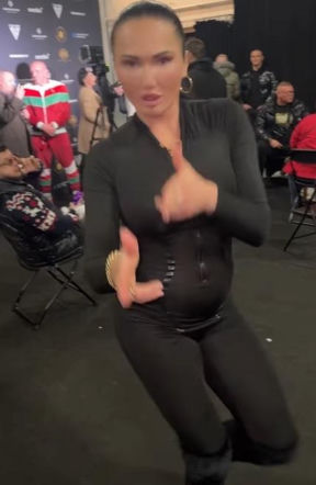 Ewa Brodnicka na konferencji Prime MMA
