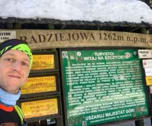 Paweł Pabian w rekordowym czasie pokonał Główny Szlak Beskidzki w zimowych warunkach