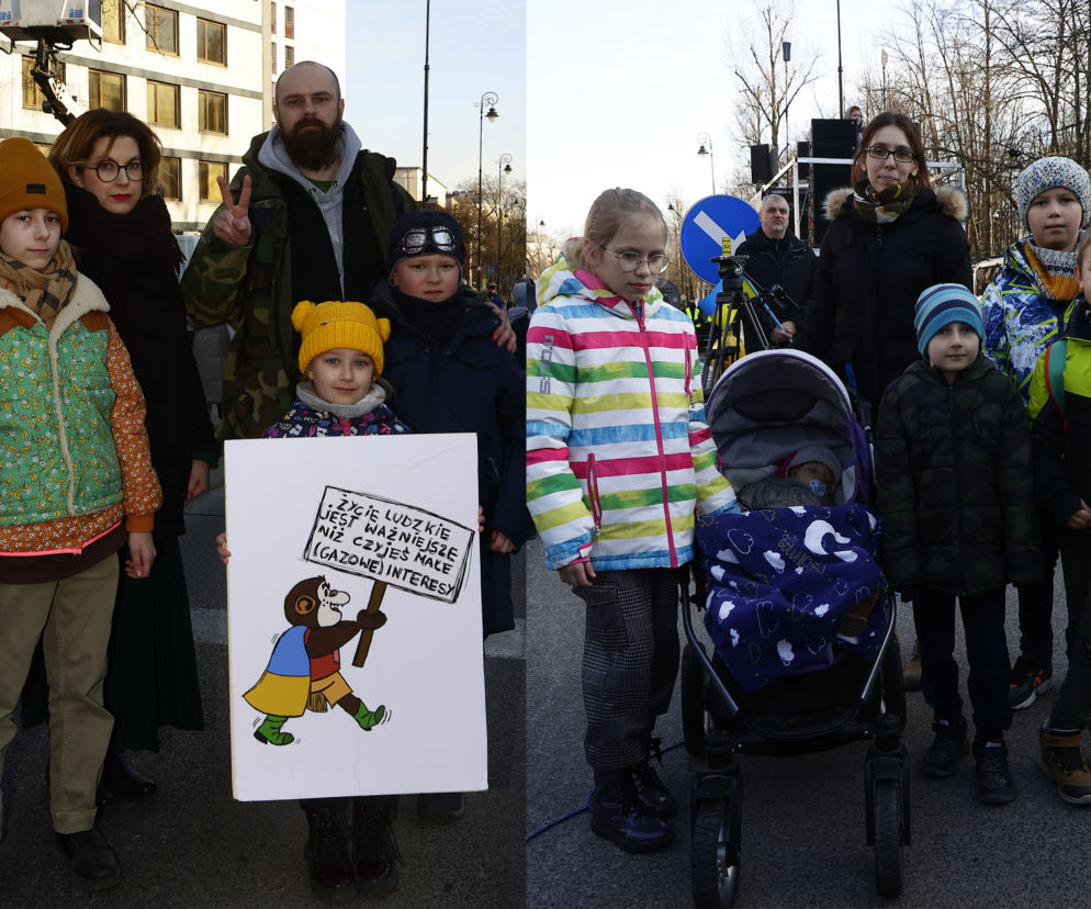 Matki kontra Putin. Kobiety z dziećmi zaprotestowały przeciwko wojnie na Ukrainie
