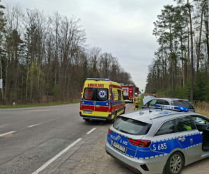 Wypadek na drodze Starachowice - Lubienia