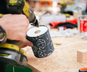 DIY: Lampka nocna lub stołowa z puszki. Krok 6