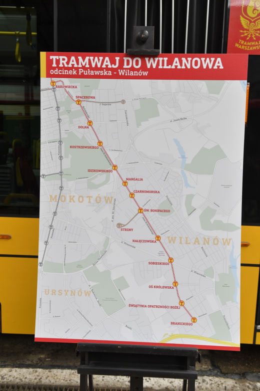 W pół godziny z Wilanowa do centrum. Umowa na nową trasę tramwajową podpisana
