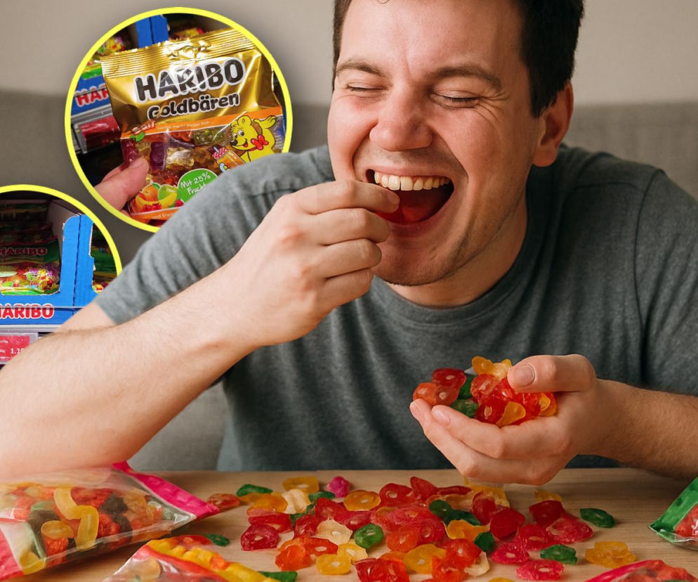 Żelki Haribo w polskich i niemieckich sklepach