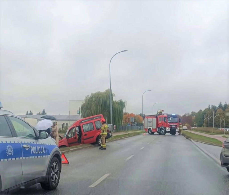 Wypadek przy Parku Wodnym w Siedlcach