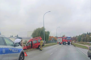 Wypadek przy Parku Wodnym w Siedlcach