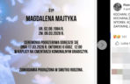 Magdalena Majtyka - pogrzeb
