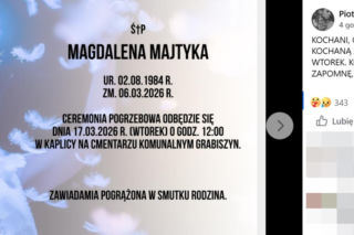 Magdalena Majtyka - pogrzeb