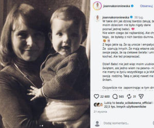 Joanna Koroniewska straciła mamę, gdy miała 22 lata. To była największa tragedia w jej życiu
