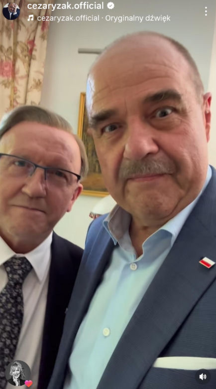 Ranczo nowy sezon 11. Czerepach (Artur Barciś), prezydent Paweł Kozioł (Cezary Żak) na planie