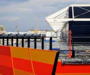 Budowa Morskiego Centrum Nauki w Szczecinie - kwiecień 2021