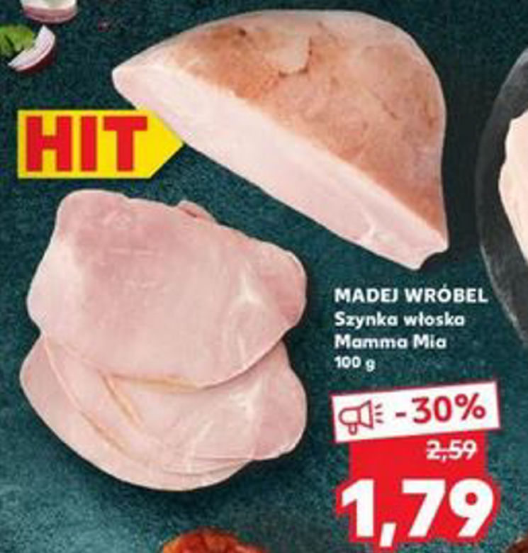 Włoska szynka za 1,79 zł