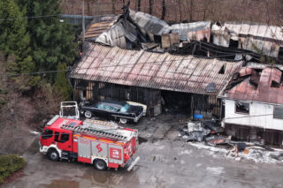 Potężny pożar hali w Warszawie. Wszystko spłonęło, zostały tylko zgliszcza
