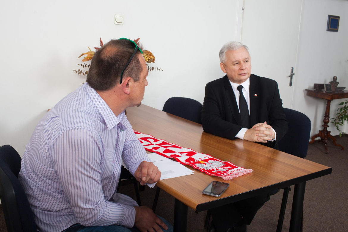 Tak wygląda gabinet Jarosława Kaczyńskiego