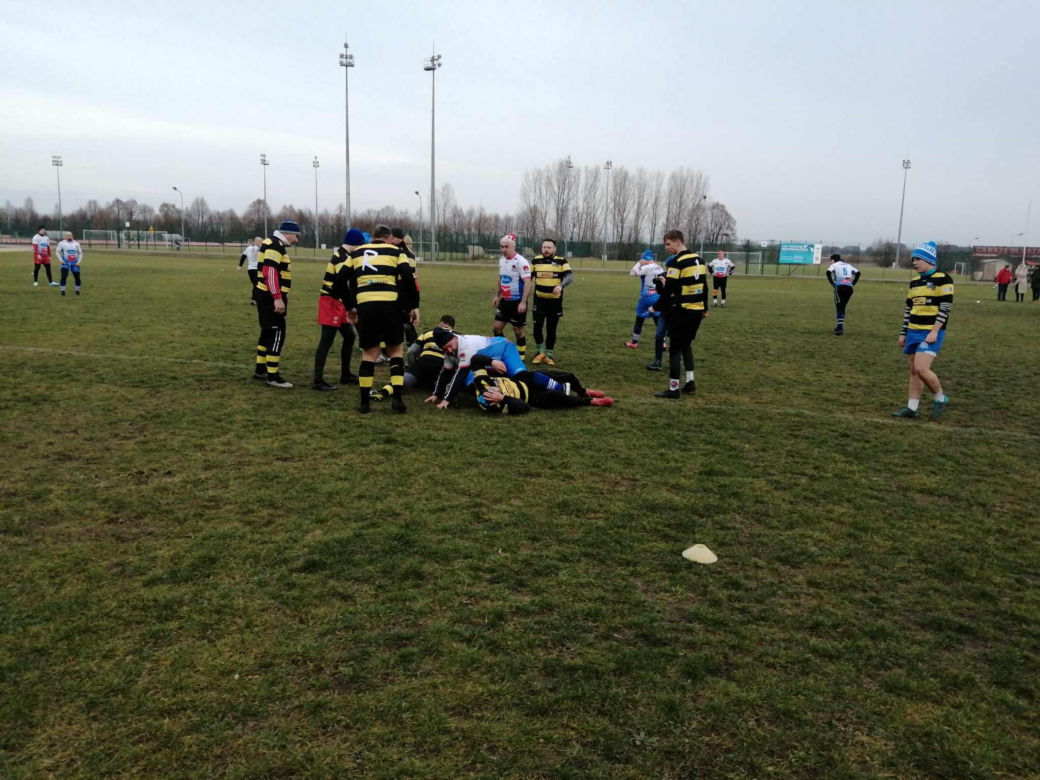 Noworoczny mecz rugby w Siedlcach 2025