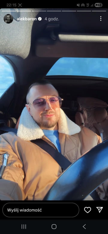 Aleksander Milwiw-Baron już świętował urodziny. Taką niespodziankę przygotowała dla niego Sandra z Leosiem