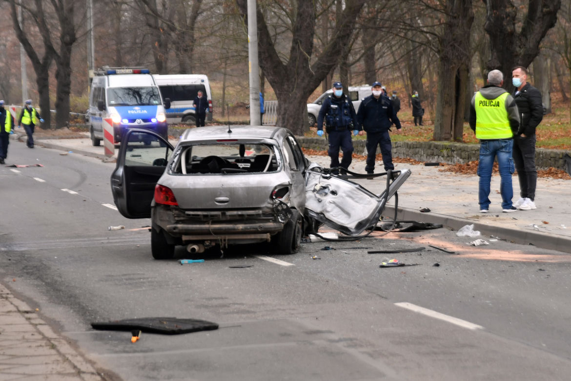 Szczecin: Śmiertelny wypadek na ulicy Dmowskiego