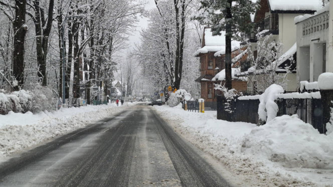 Atak zimy na Podhalu