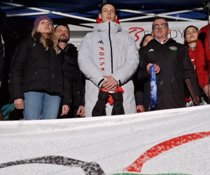 Powitanie Kacpra Tomasiaka w Bystrej 18.02.2026