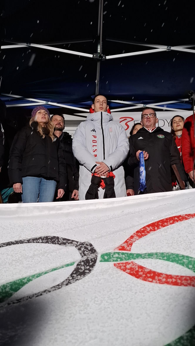 Powitanie Kacpra Tomasiaka w Bystrej 18.02.2026