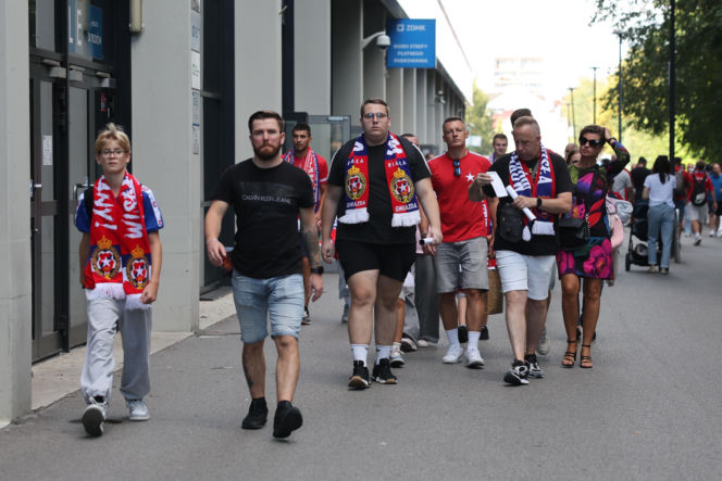 Wisła Kraków - Wieczysta Kraków: Zdjęcia kibiców i zawodników z meczu 6. kolejki PKO BP Ekstraklasy