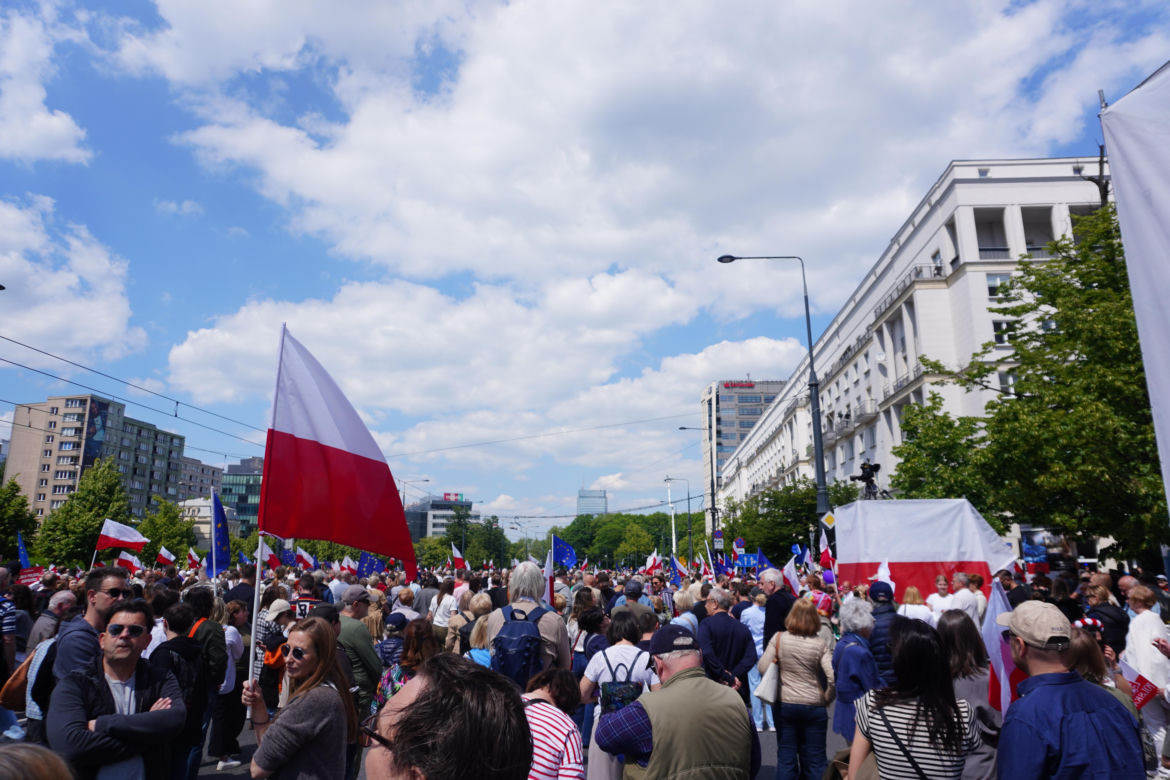 "Wielki Marsz Patriotów" Rafała Trzaskowskiego w Warszawie 25.05.2025