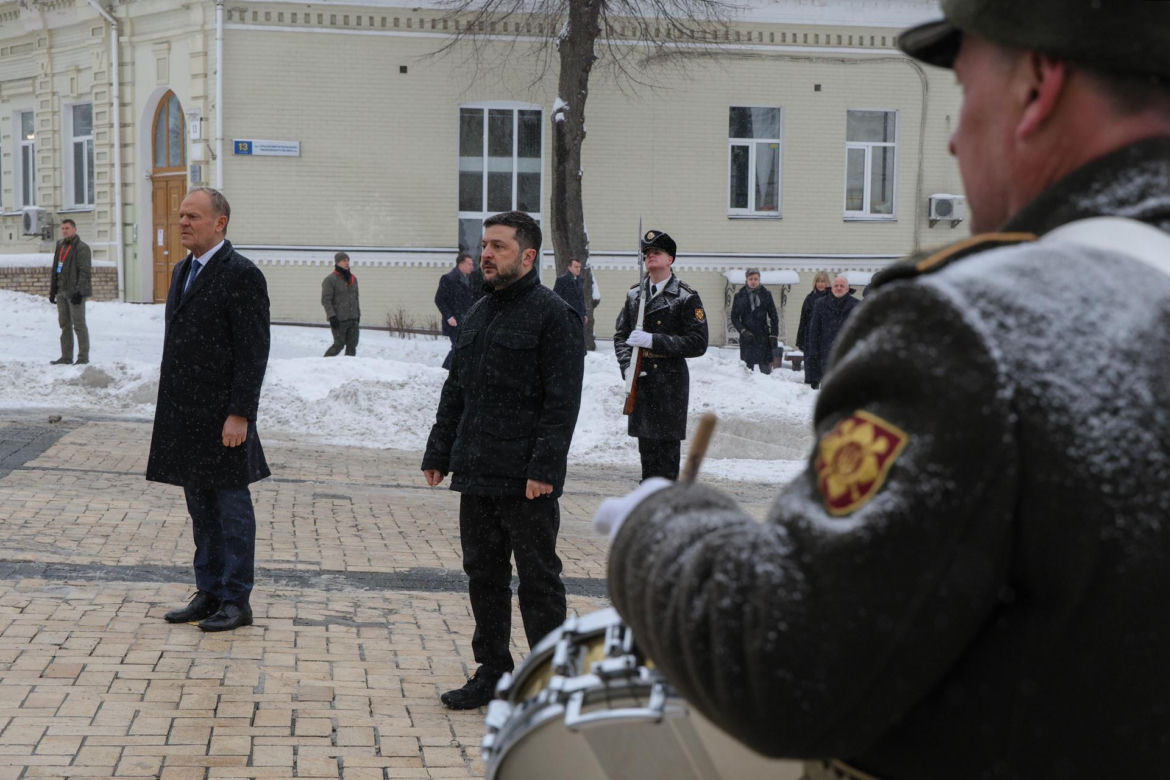 Premier Donald Tusk rozpoczął wizytę w Kijowie. Spotkał się z prezydentem Wołodymyrem Zełenskim